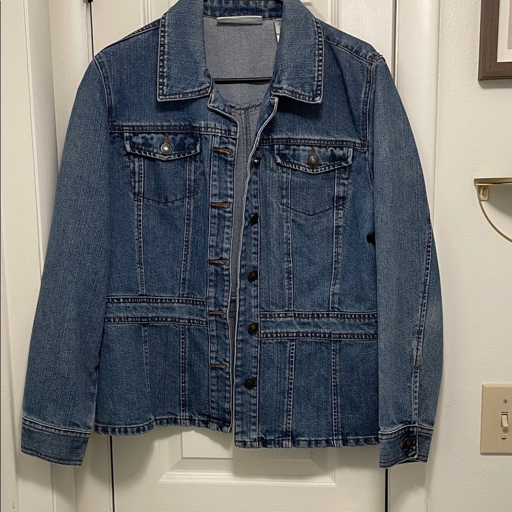 Liz Claiborne Dark Blue Denim Jacket